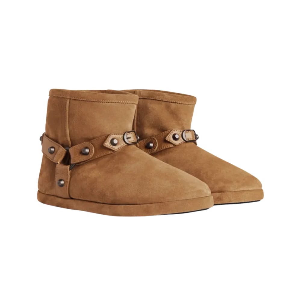Balenciaga Alaska Soft Bootie In Camel