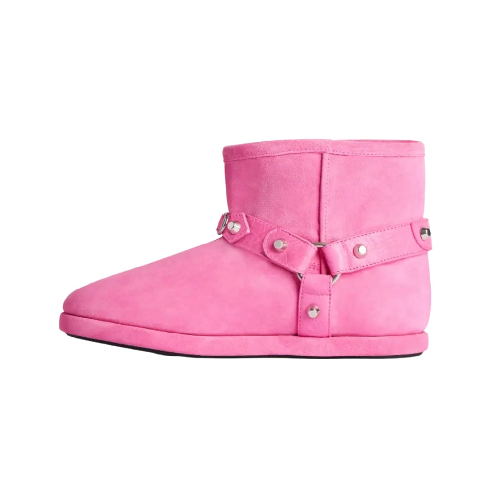 Balenciaga Alaska Soft Bootie In Dark Pink