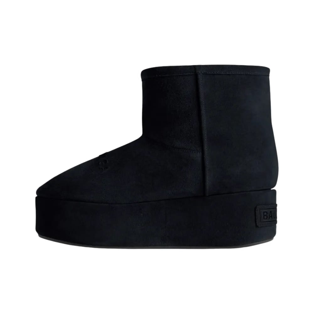 Balenciaga Alaska Platform Bootie In Black