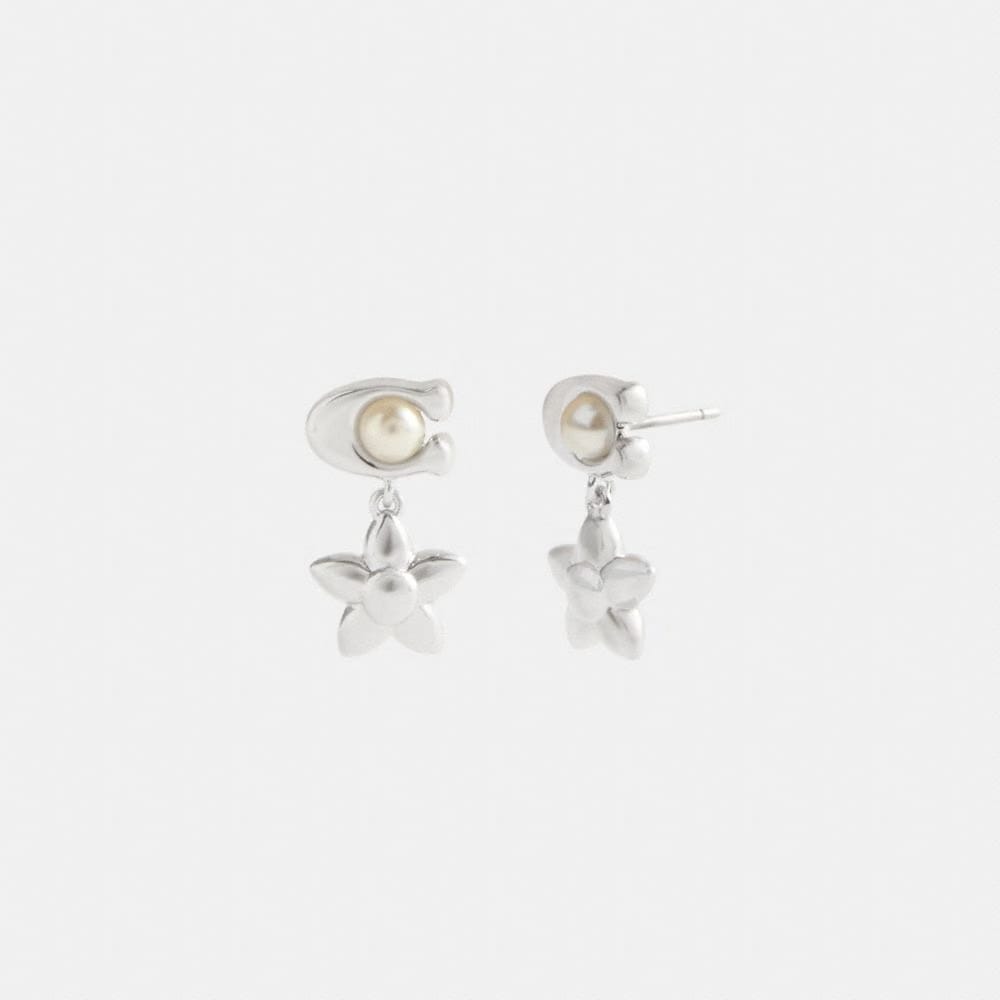 Wildflower Signature Pearl Drop Earrings