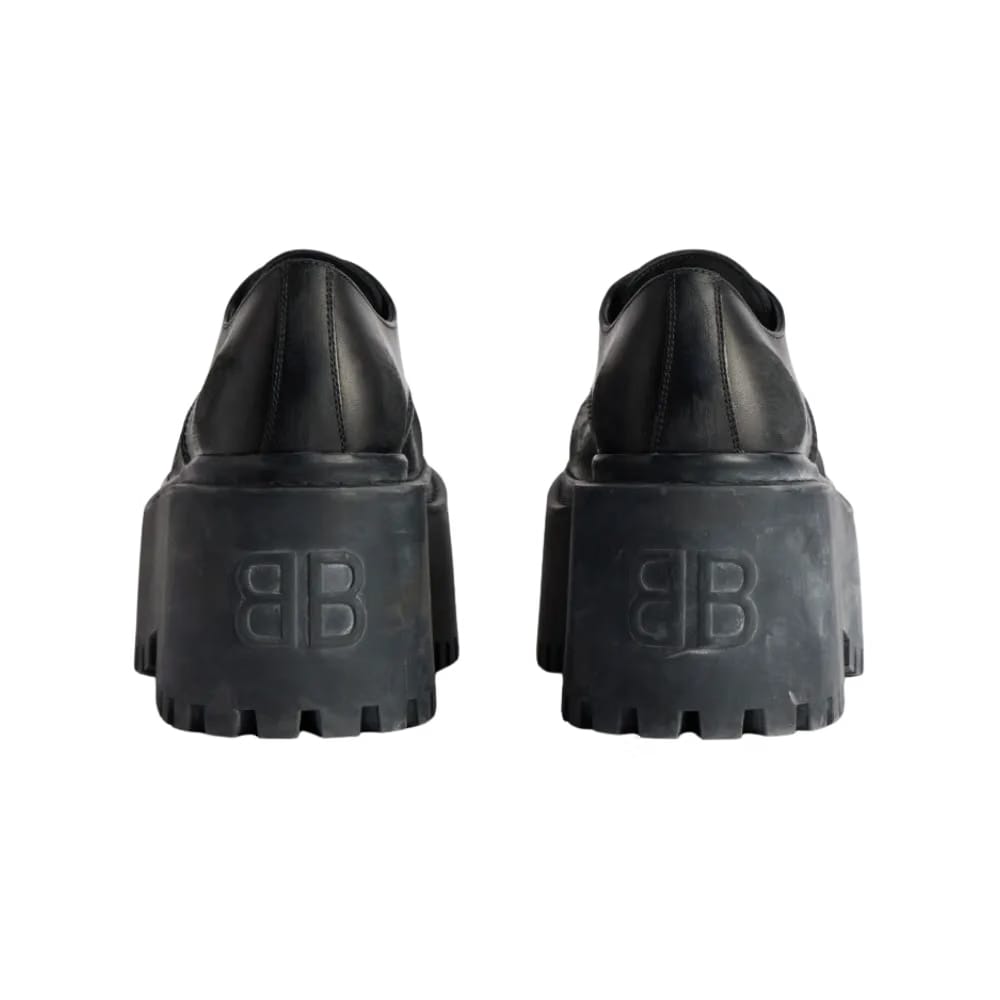 Balenciaga Strike Platform Derby In Black