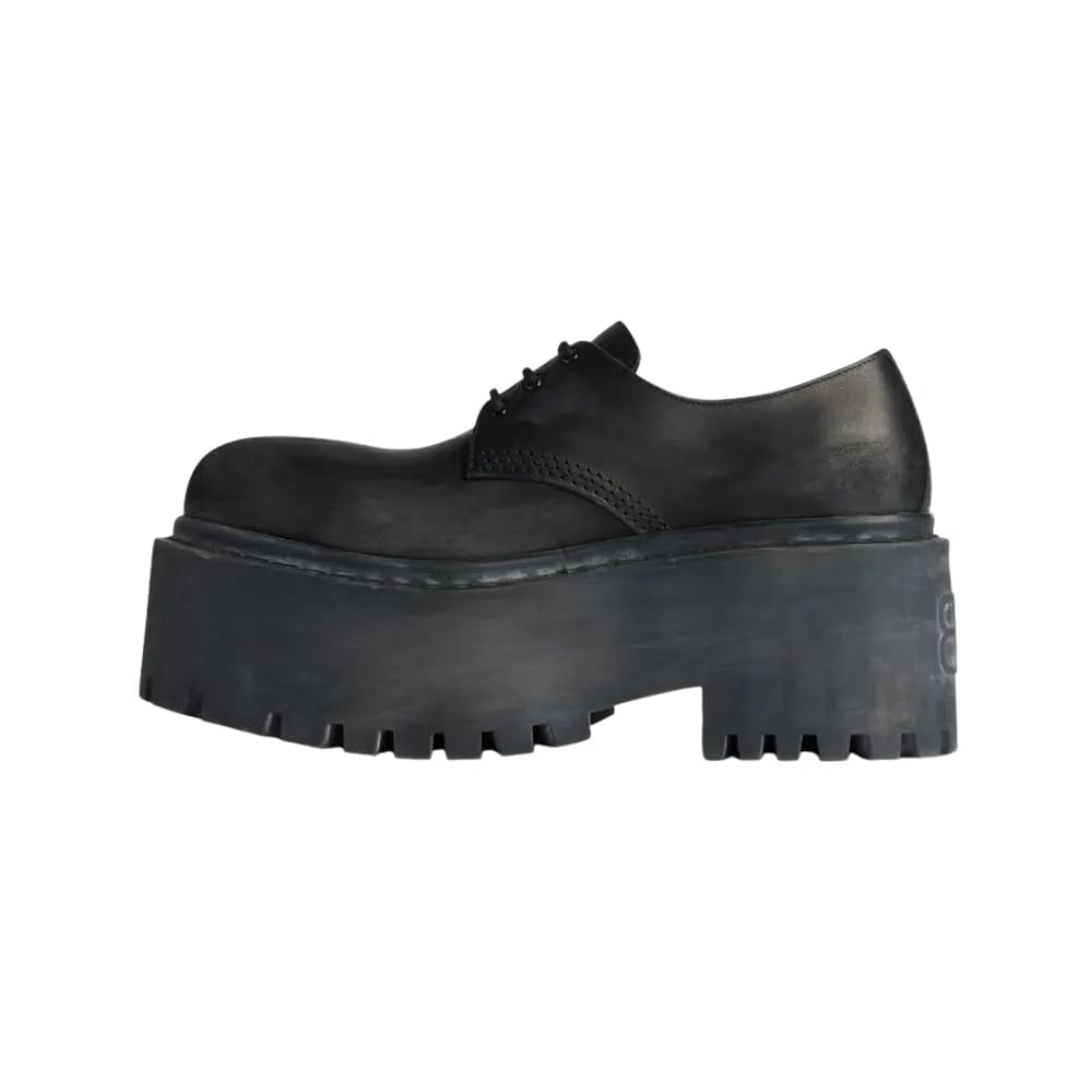 Balenciaga Strike Platform Derby In Black