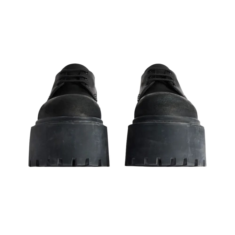 Balenciaga Strike Platform Derby In Black