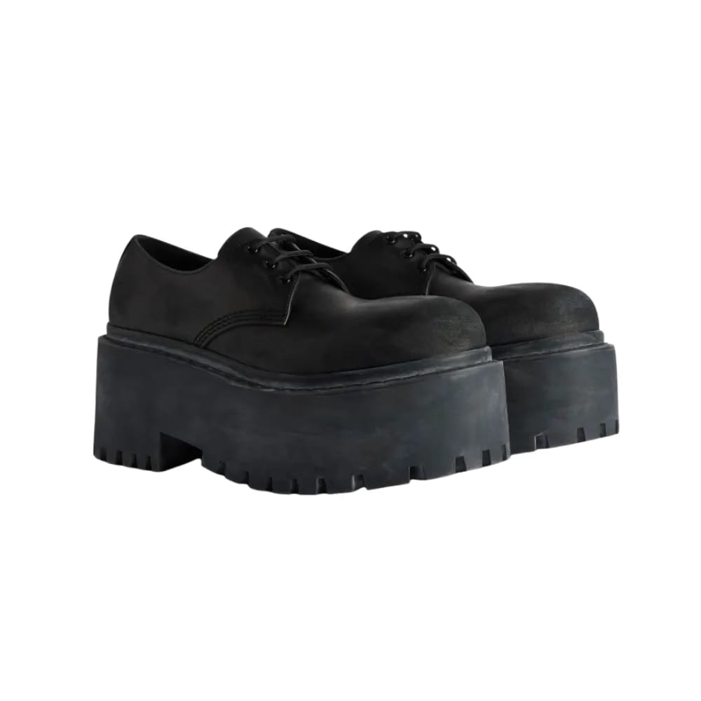Balenciaga Strike Platform Derby In Black