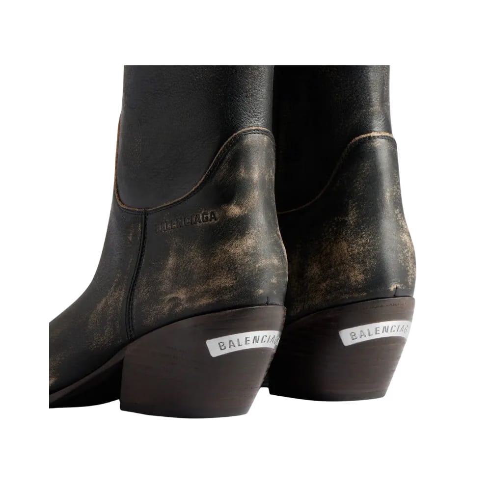 Balenciaga Memphis Bootie In Black