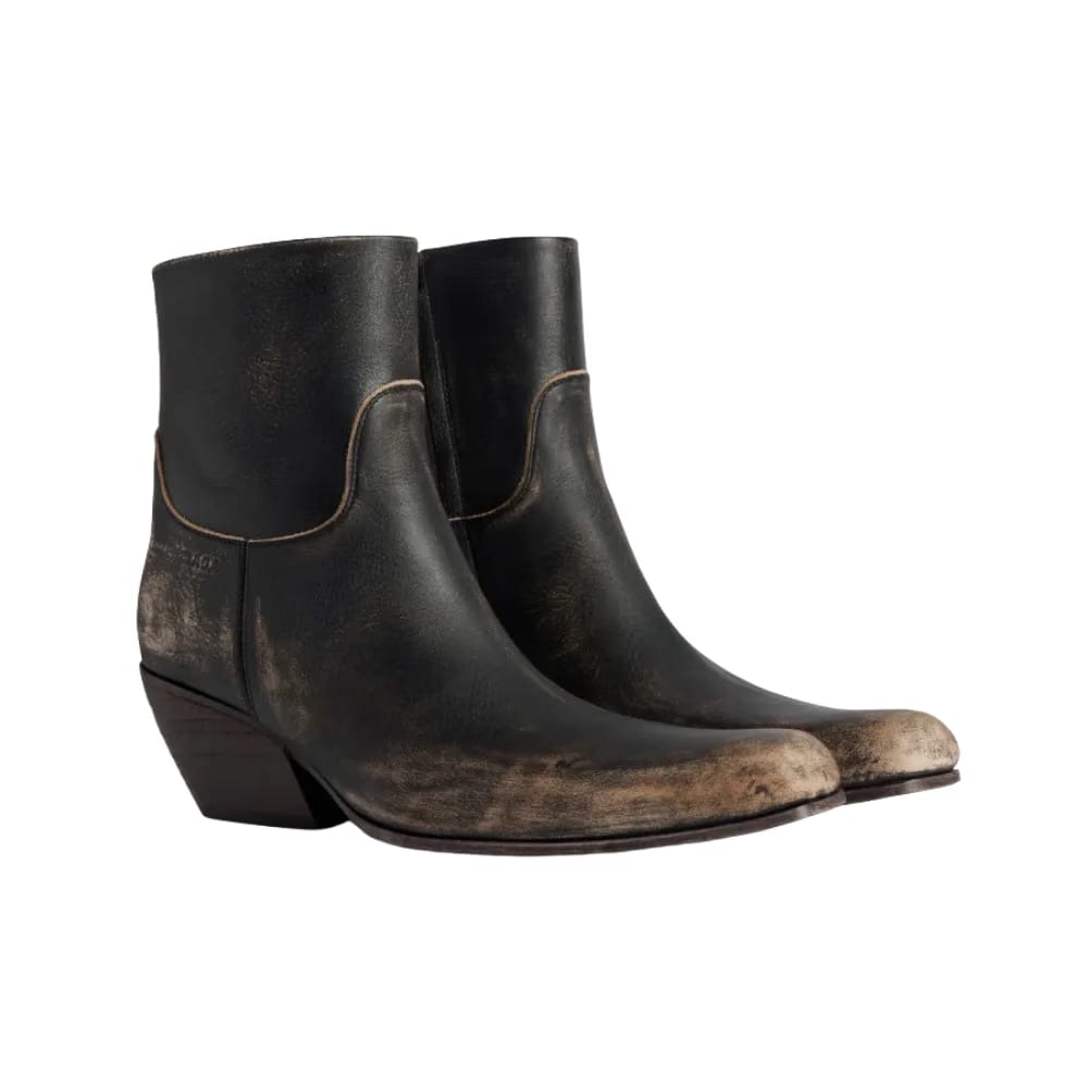 Balenciaga Memphis Bootie In Black