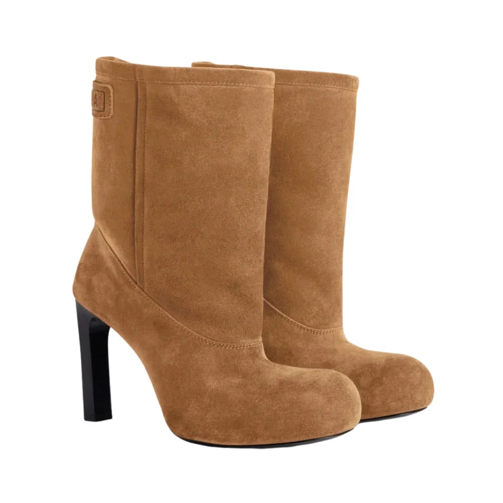 Balenciaga Fargo Bootie In Brown
