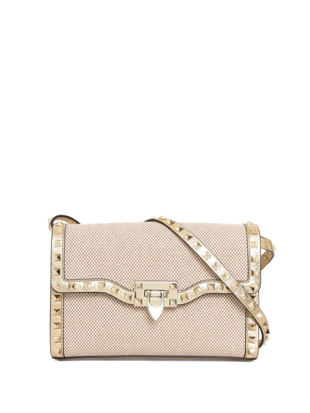 Rockstud-embellished cross body bag