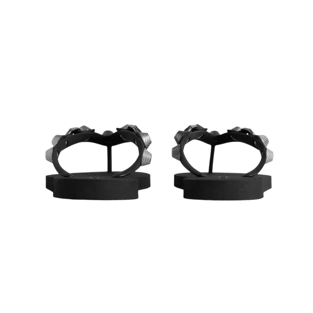 Balenciaga Cagole Thong Sandal In Black