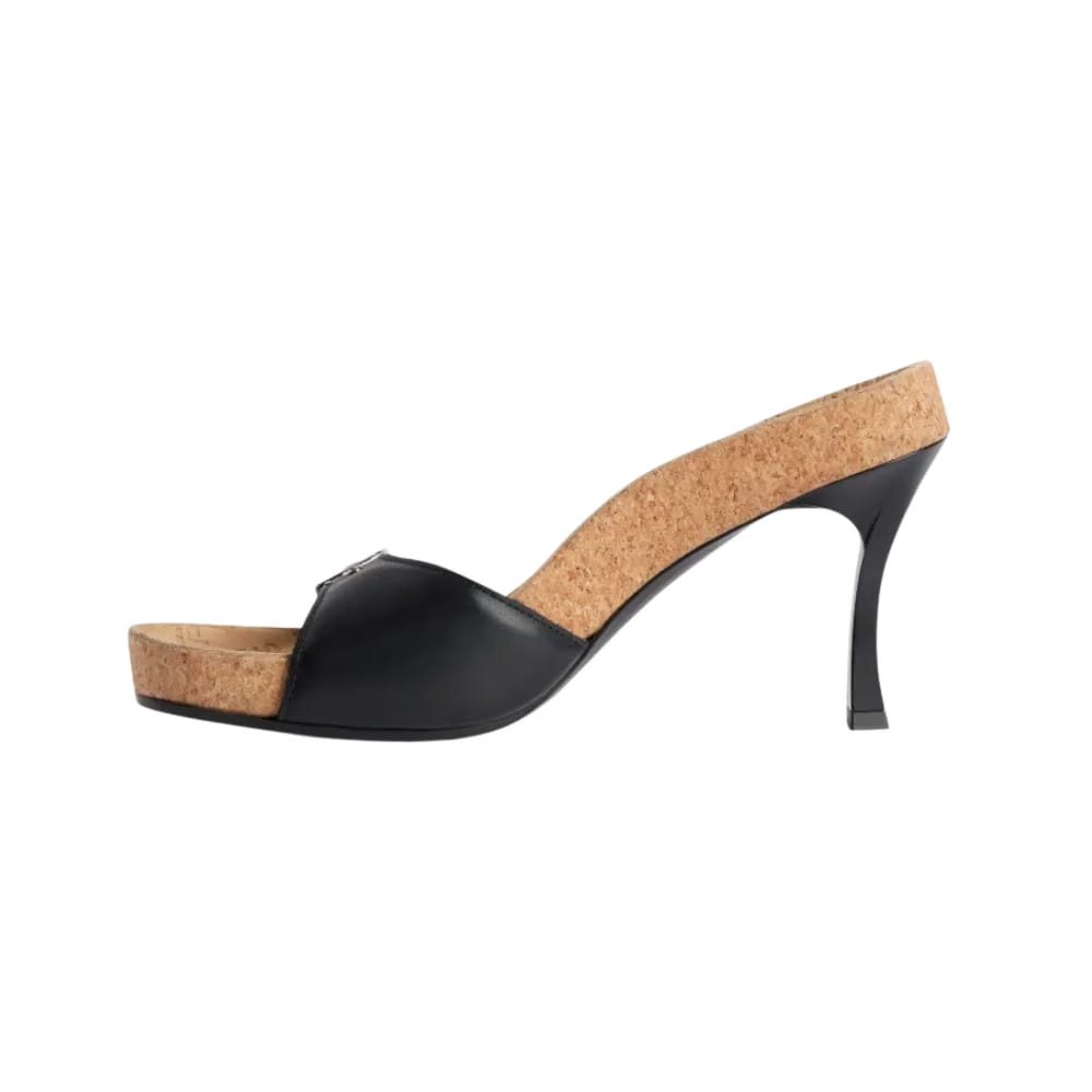 Balenciaga I Scholl Sandal In Black