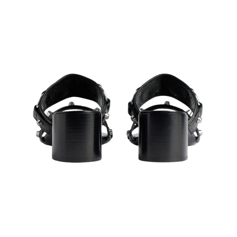 Balenciaga City Sandal In Black