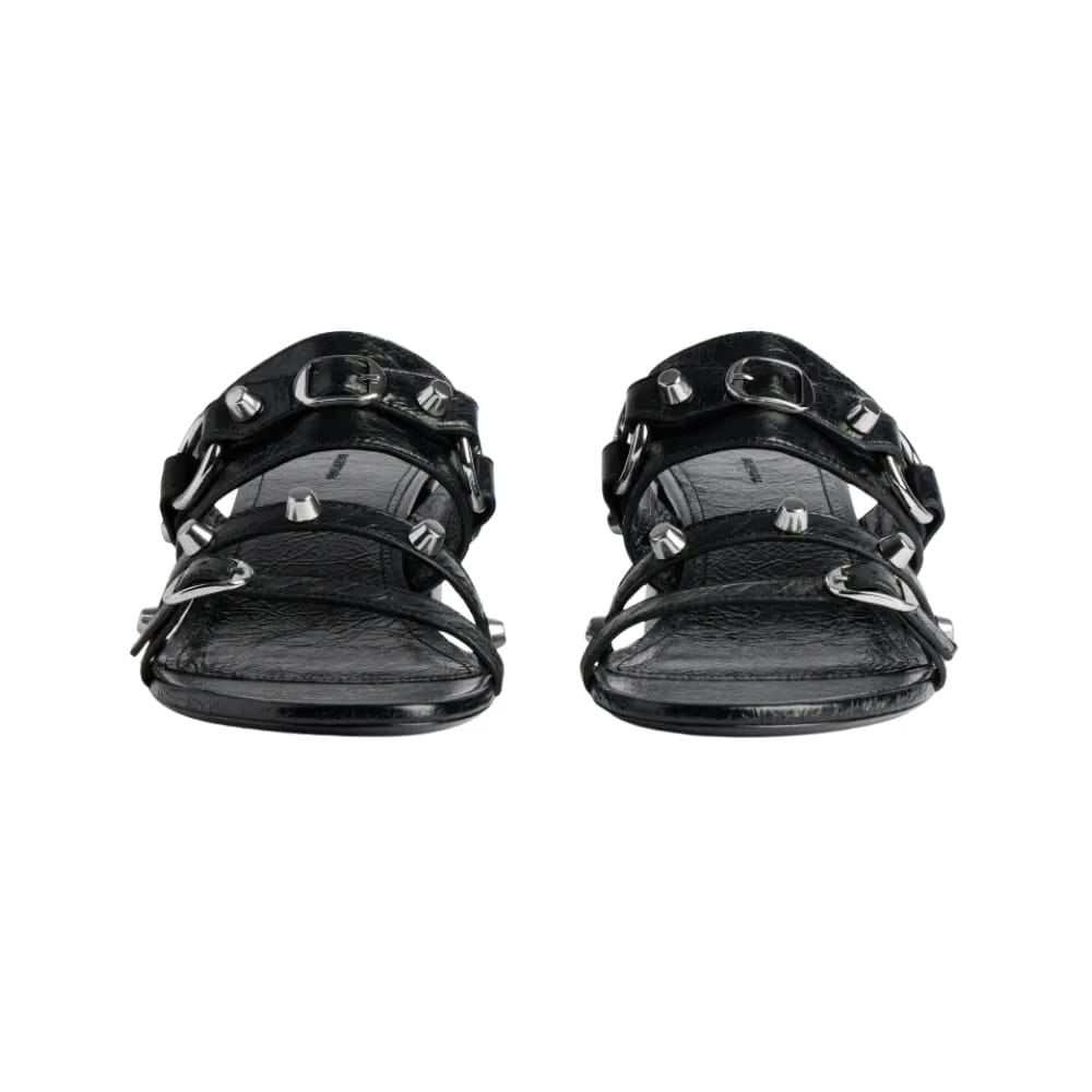 Balenciaga City Sandal In Black