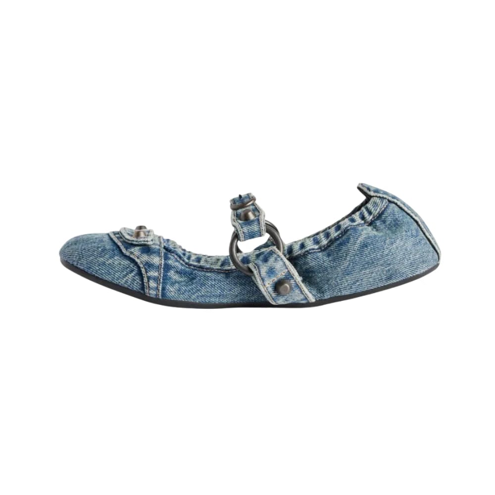 Balenciaga City Ballerina In Blue