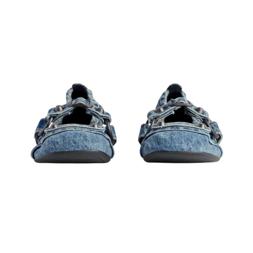 Balenciaga City Ballerina In Blue