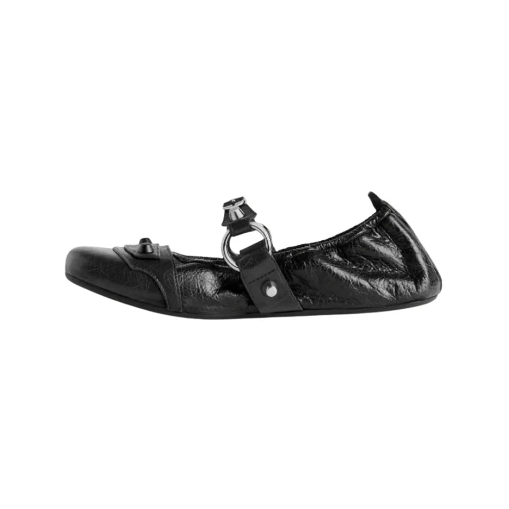Balenciaga City Ballerina In Black