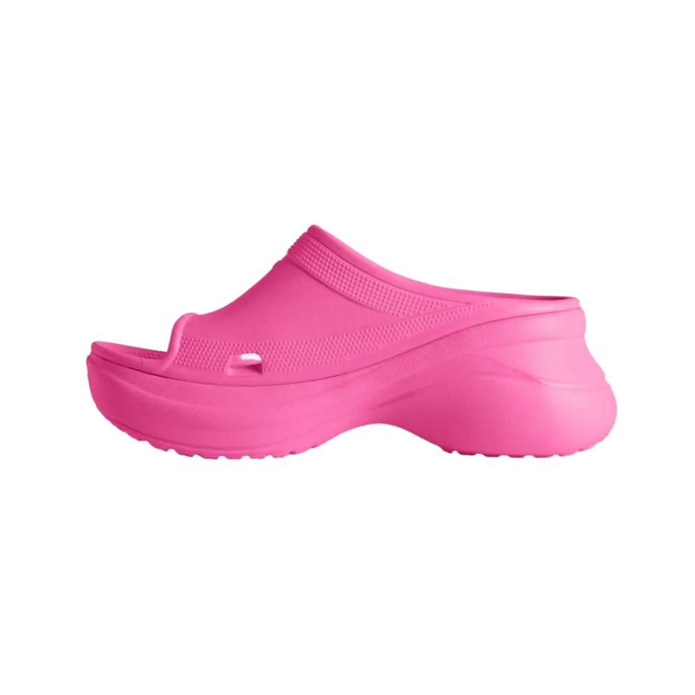 Balenciaga Pool Crocs Slide Sandal In Pink