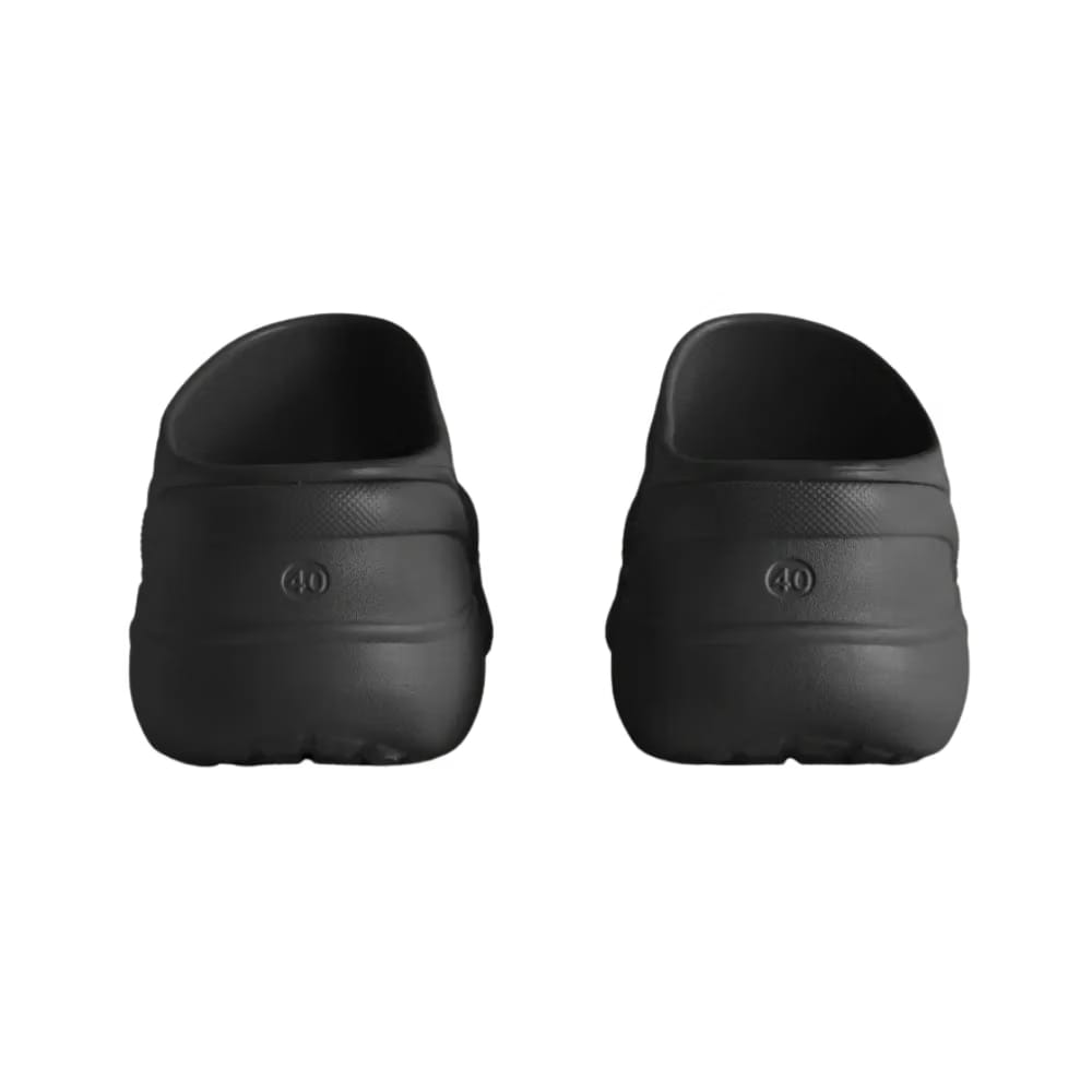 Balenciaga Pool Crocs Slide Sandal In Black