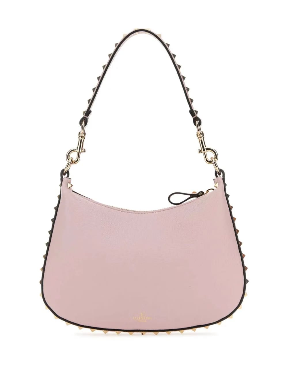 Rockstud-embellished leather shoulder bag