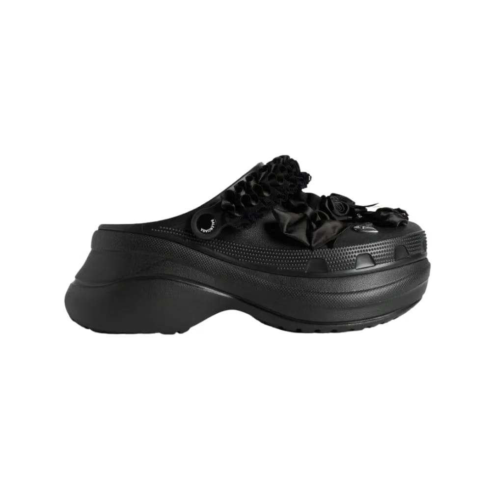 Balenciaga Crocs Mule Jibbitz In Black