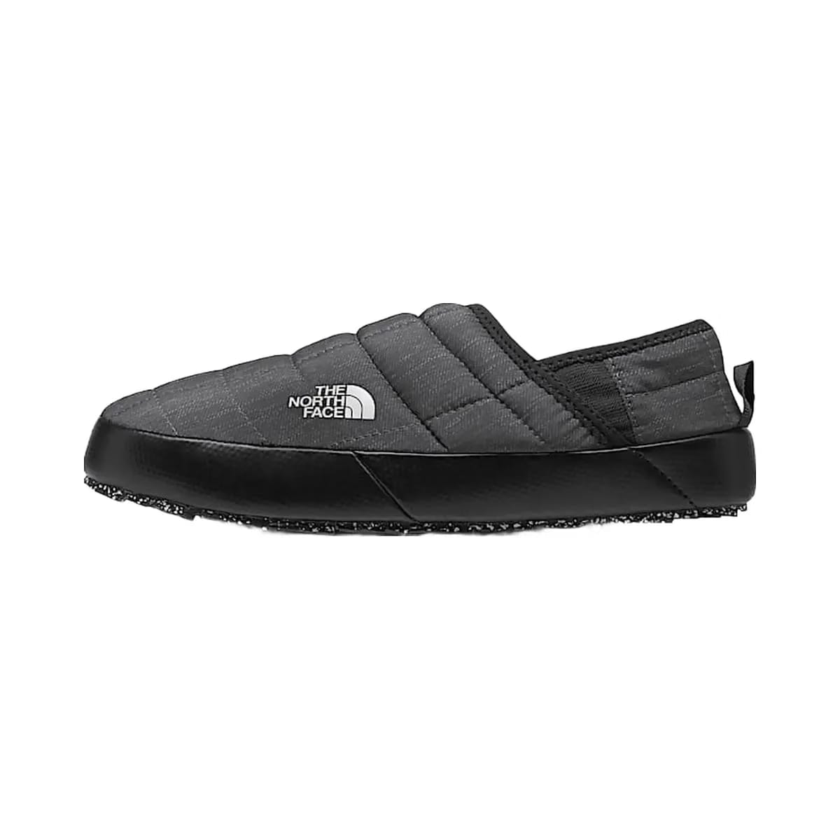 The North Face Womens Thermoball Traction Mules Phantom Grey Heather Print/TNF Black