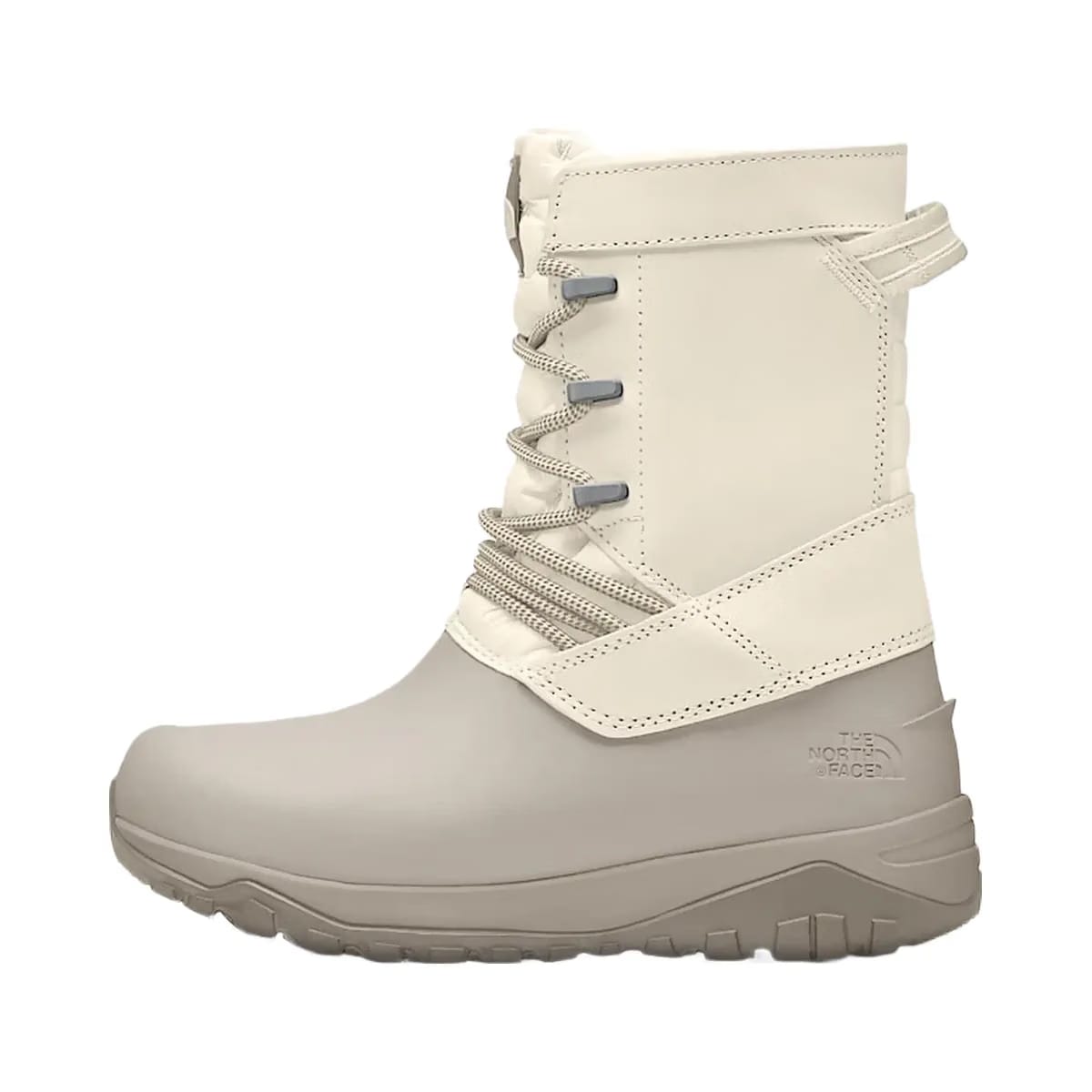 The North Face Womens Yukiona Mid Boots White Dune/Silver Grey