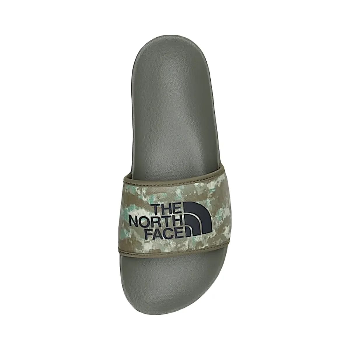 The North Face Mens Base Camp Slides Iii Military Olive Stippled Camo Print/TNF Black