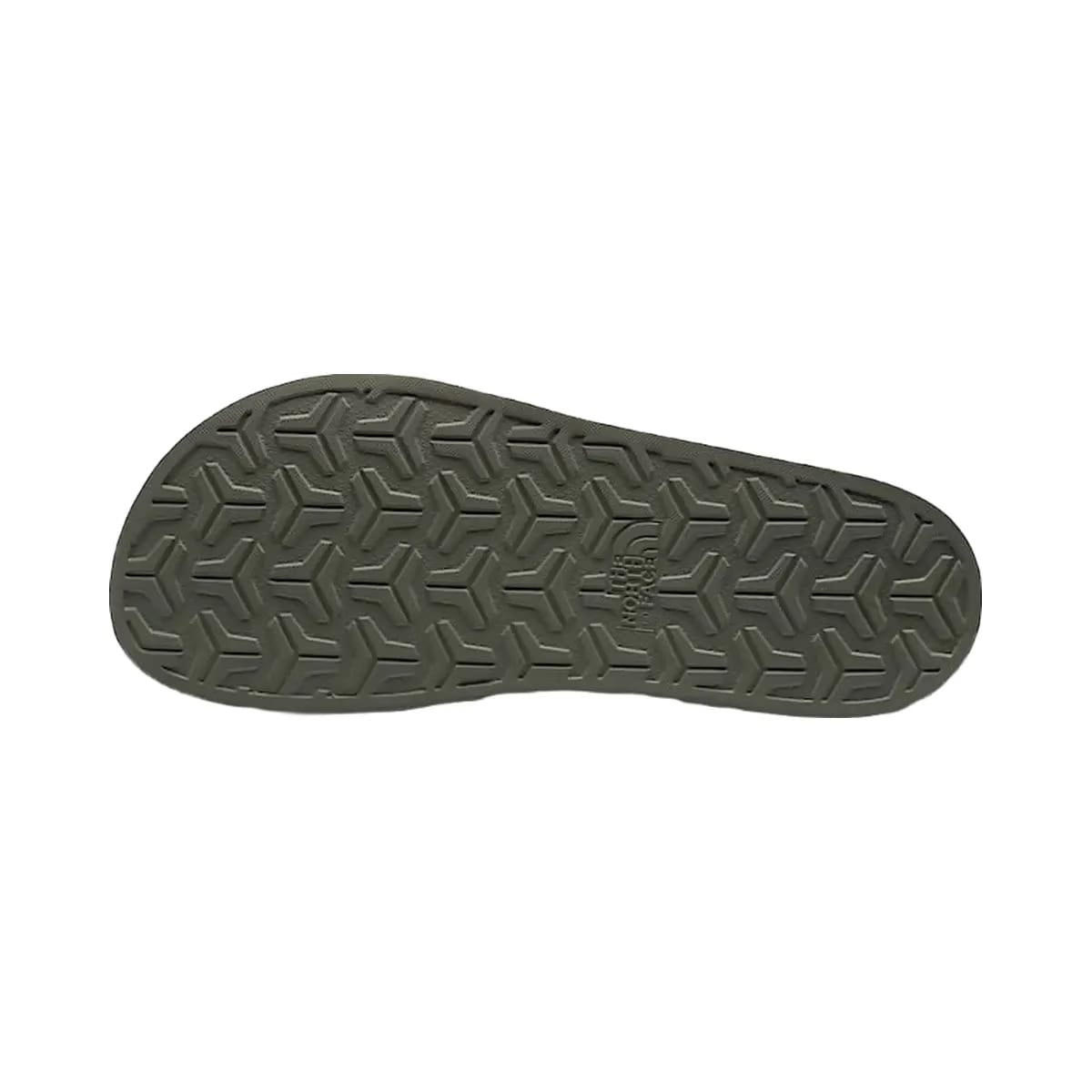 The North Face Mens Base Camp Slides Iii Military Olive Stippled Camo Print/TNF Black