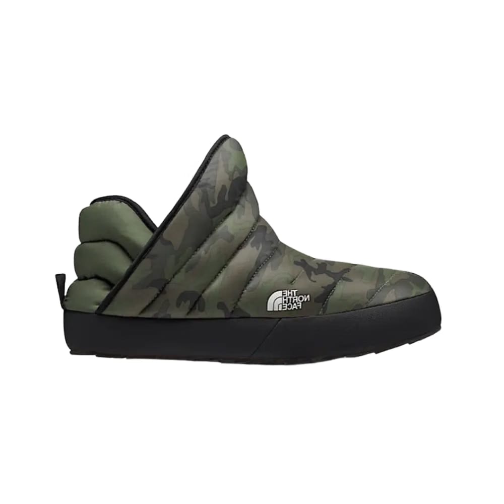 The North Face Mens Thermoball Traction Booties Thyme Brushwood Camo Print Thyme Brushwood Camo Print/TNF Black