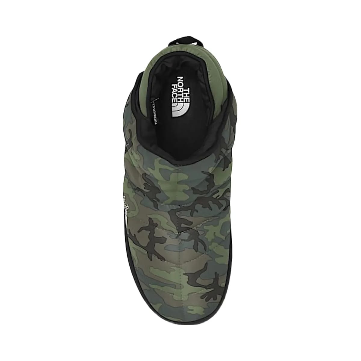 The North Face Mens Thermoball Traction Booties Thyme Brushwood Camo Print Thyme Brushwood Camo Print/TNF Black