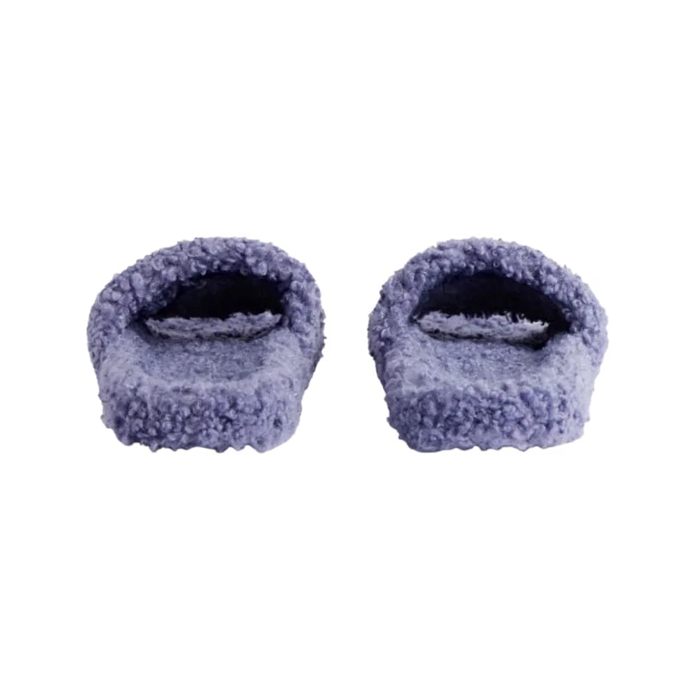Balenciaga Furry Open Mule In Hortensia