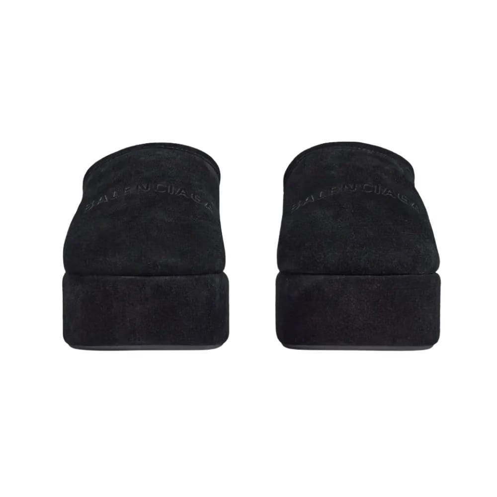 Balenciaga Alaska Soft Platform Mule In Black