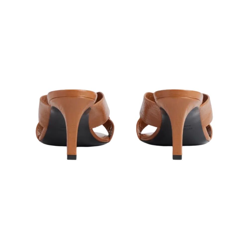 Balenciaga City Sandal In Camel