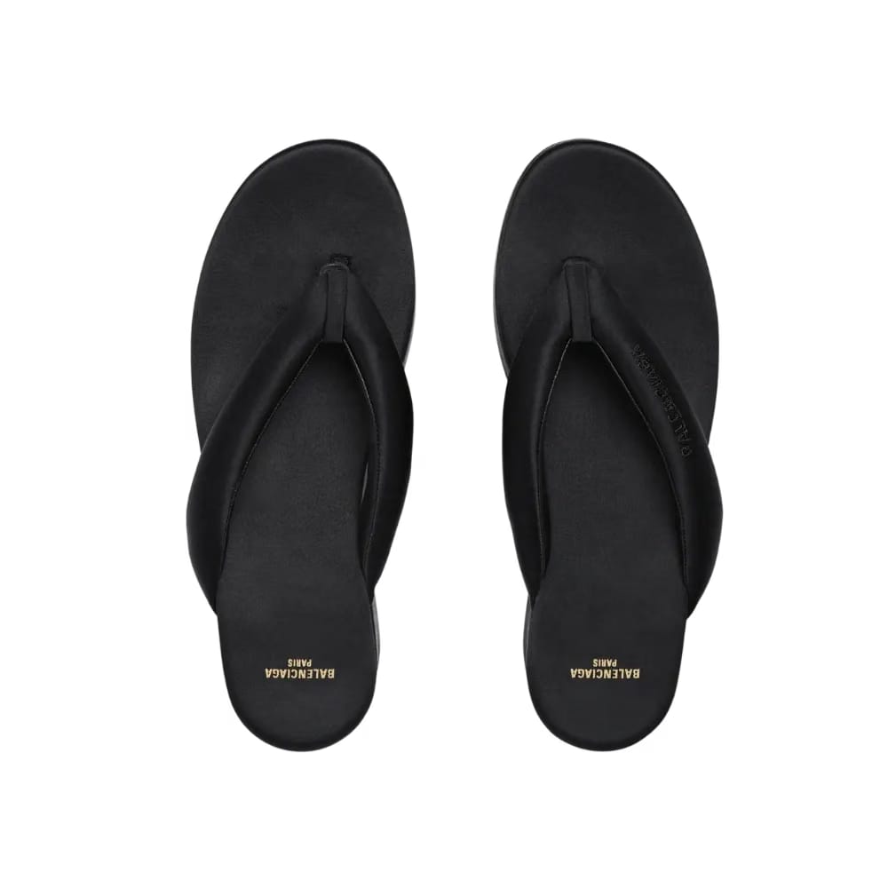 Balenciaga Gaeta Thong In Black