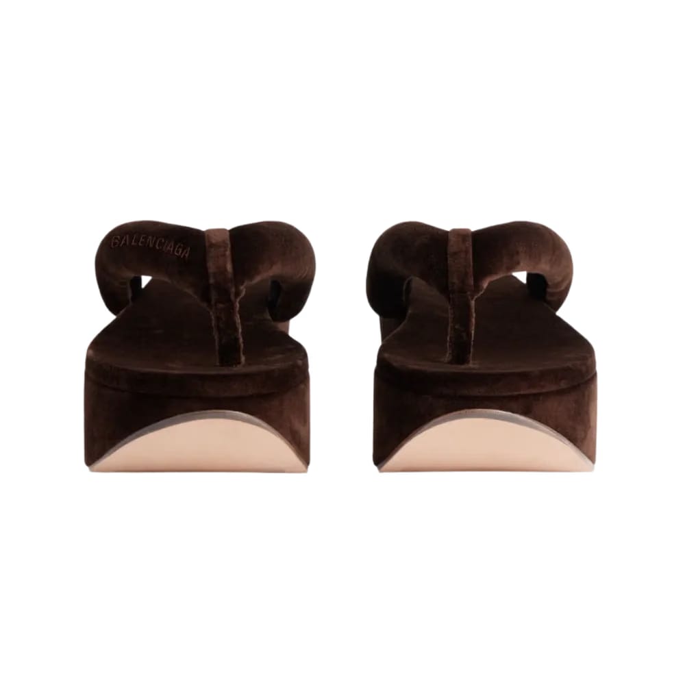 Balenciaga Gaeta Thong In Moka