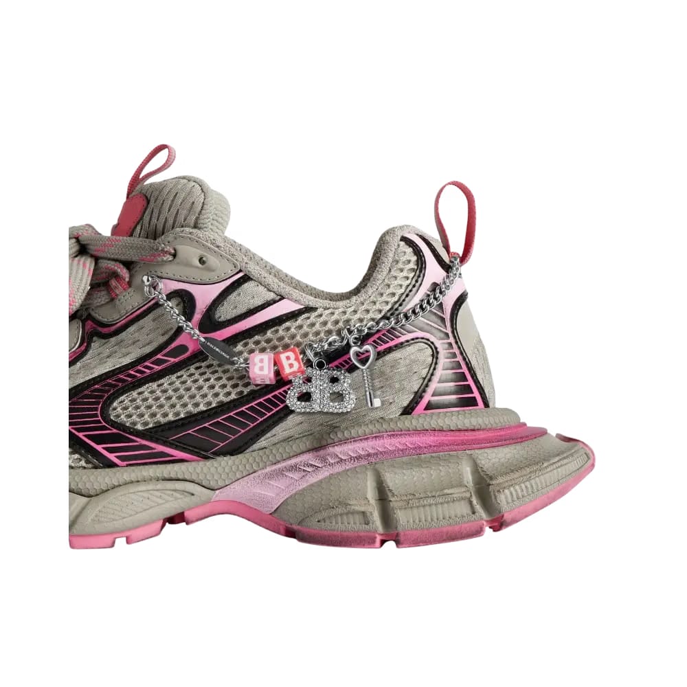 Balenciaga 3XL Gradient Sneaker With Charms In Pink