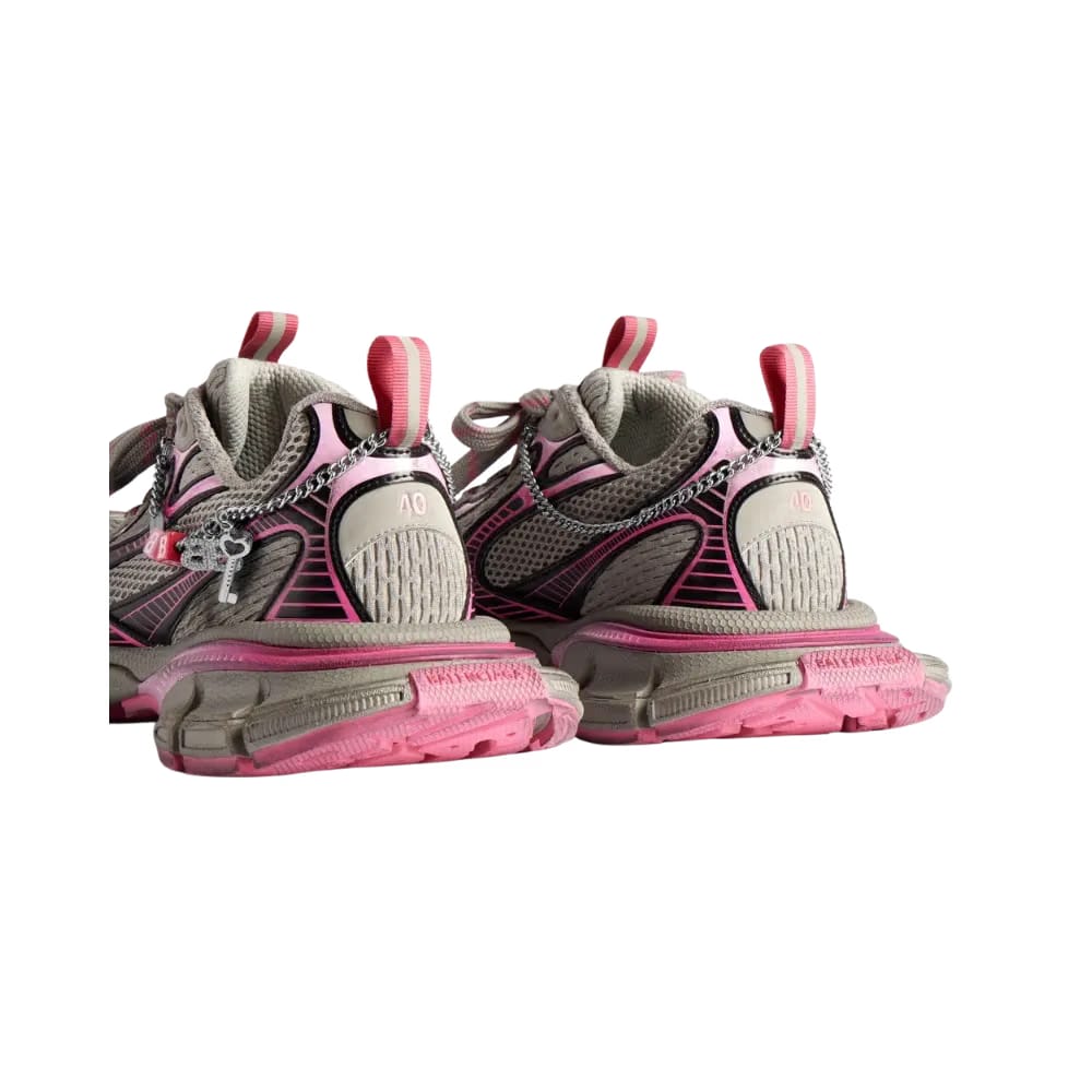 Balenciaga 3XL Gradient Sneaker With Charms In Pink