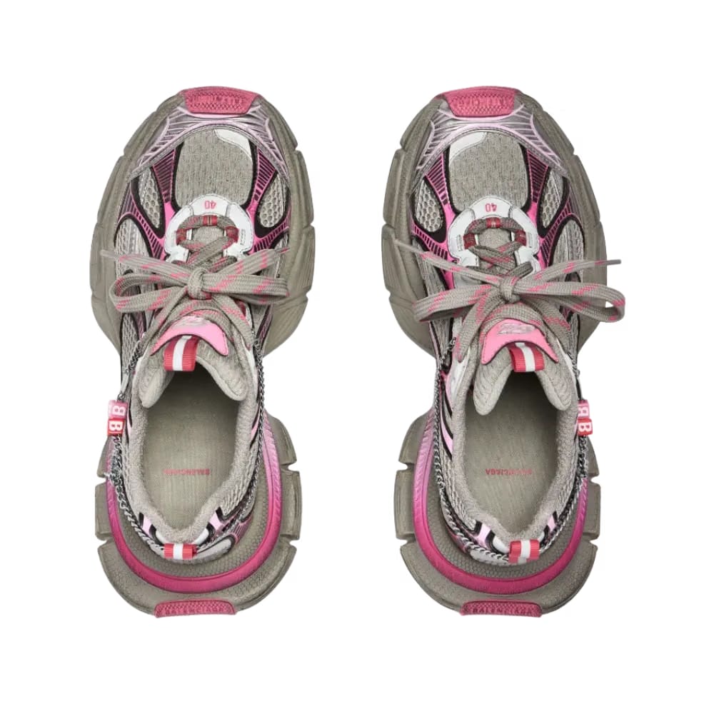 Balenciaga 3XL Gradient Sneaker With Charms In Pink
