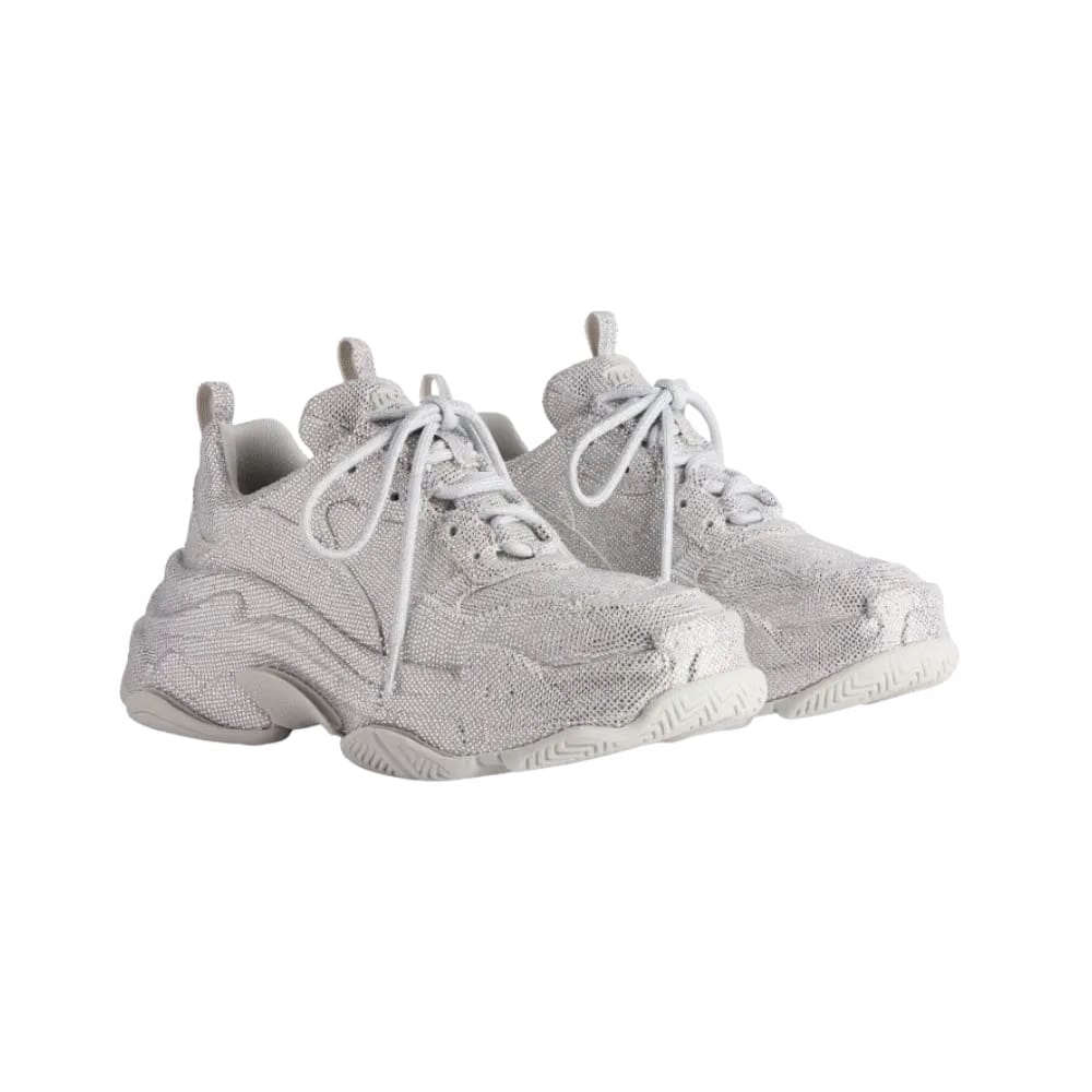 Balenciaga Triple S Light Grey Rhinestones (Women's)