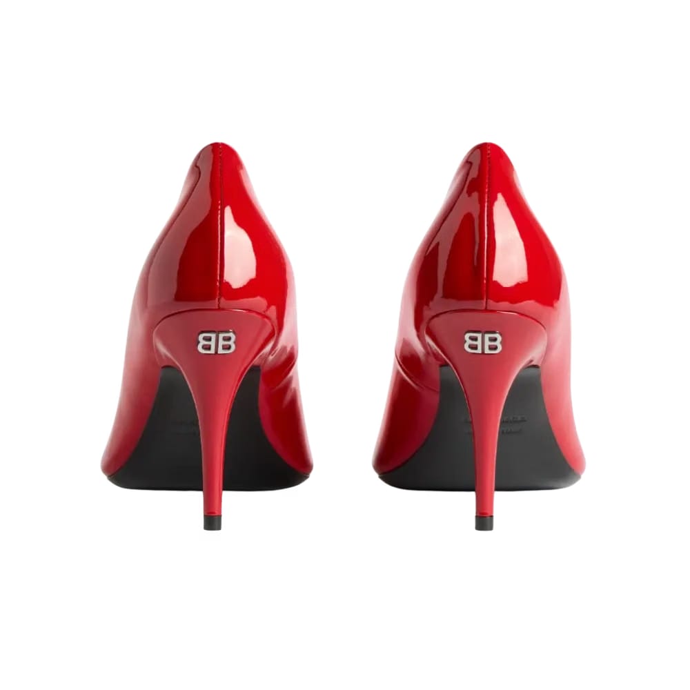 Balenciaga Avenue Pump In Cherry Red