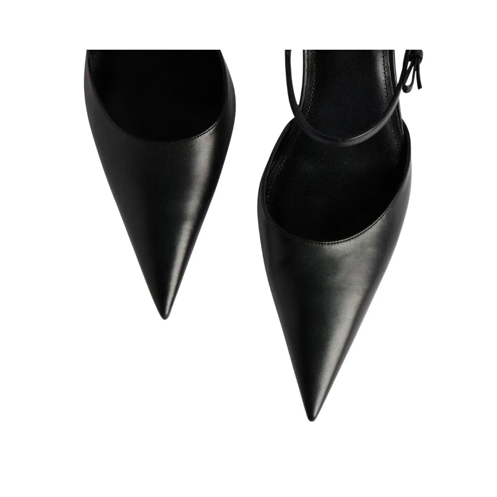 Balenciaga Avenue Bow Slingback In Black