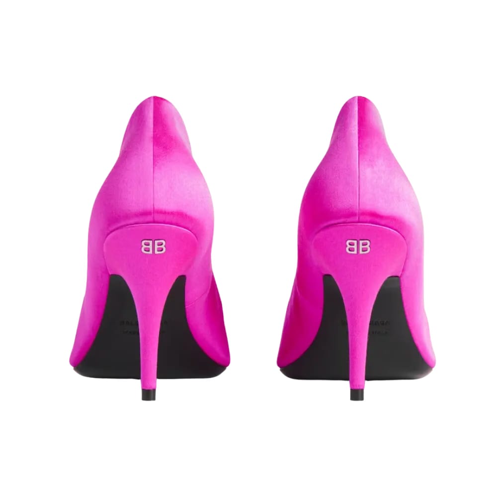 Balenciaga Avenue Palazzo Pump In Fuchsia