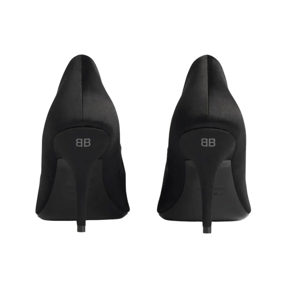 Balenciaga Avenue Palazzo Pump In Black