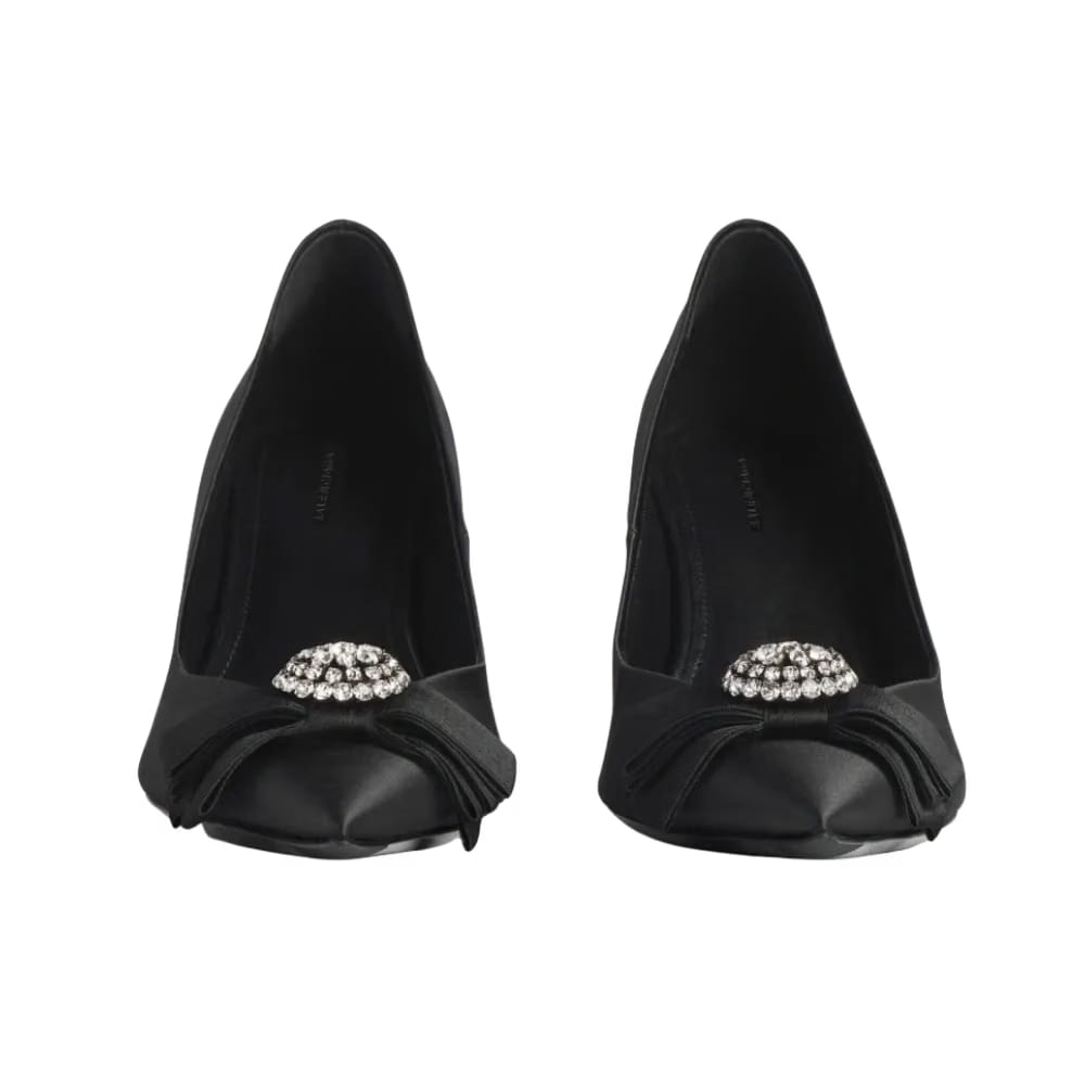 Balenciaga Avenue Palazzo Pump In Black