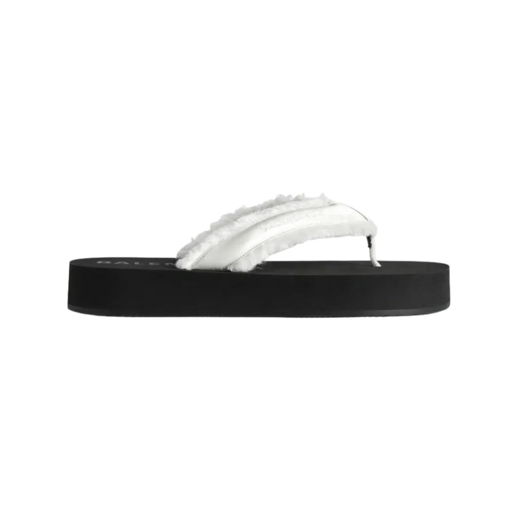 Balenciaga Jet Lag Thong In Off White