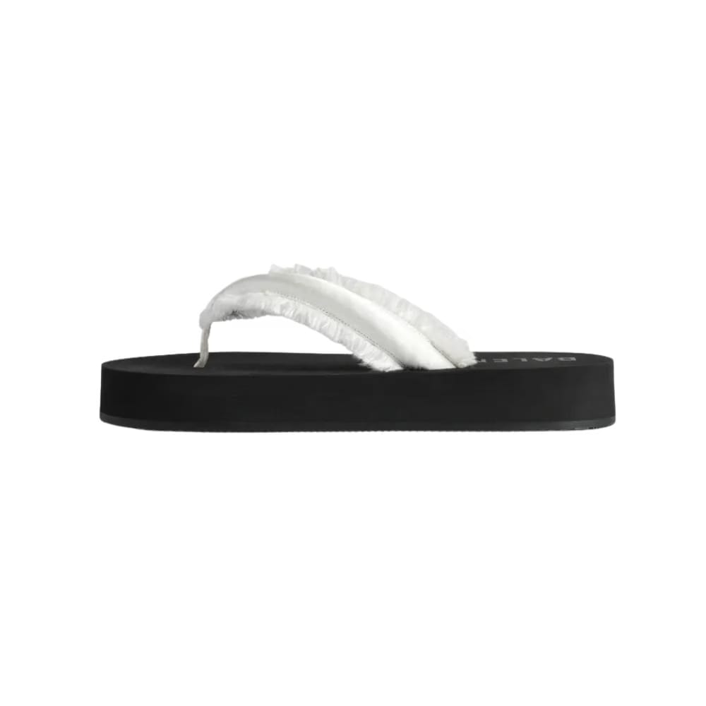 Balenciaga Jet Lag Thong In Off White