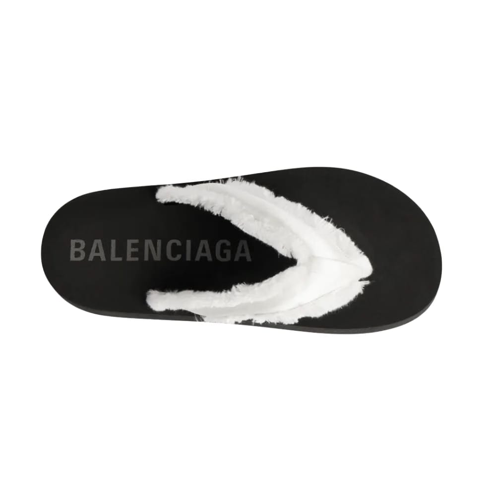 Balenciaga Jet Lag Thong In Off White