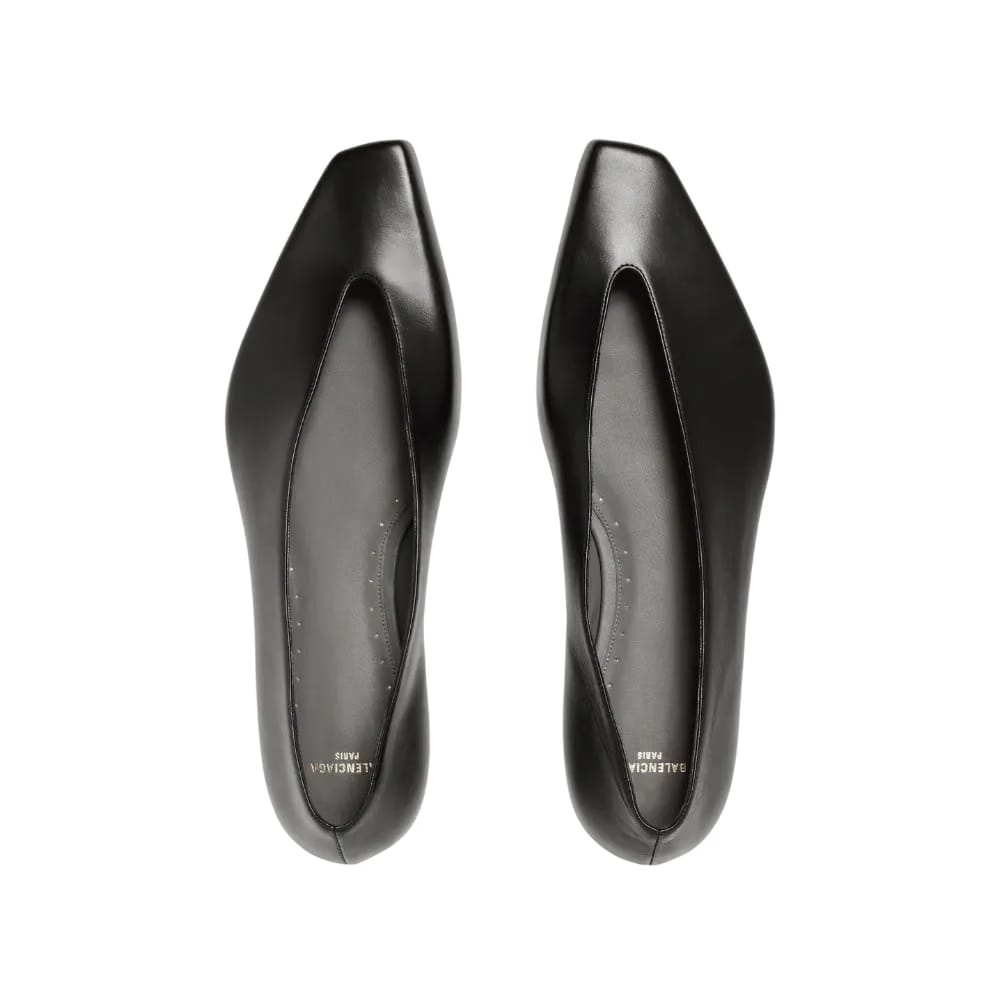 Balenciaga Duchesse Ballerina Flat In Black