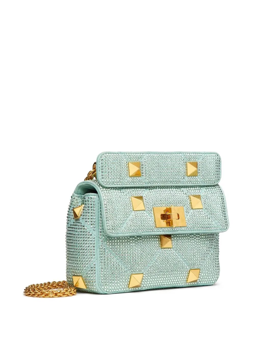 small Roman Stud embellished shoulder bag