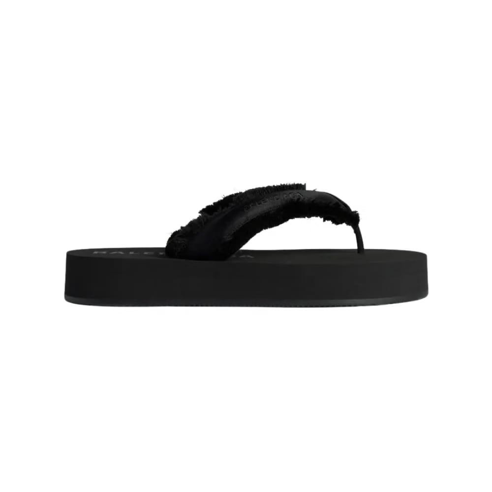 Balenciaga Jet Lag Thong In Black