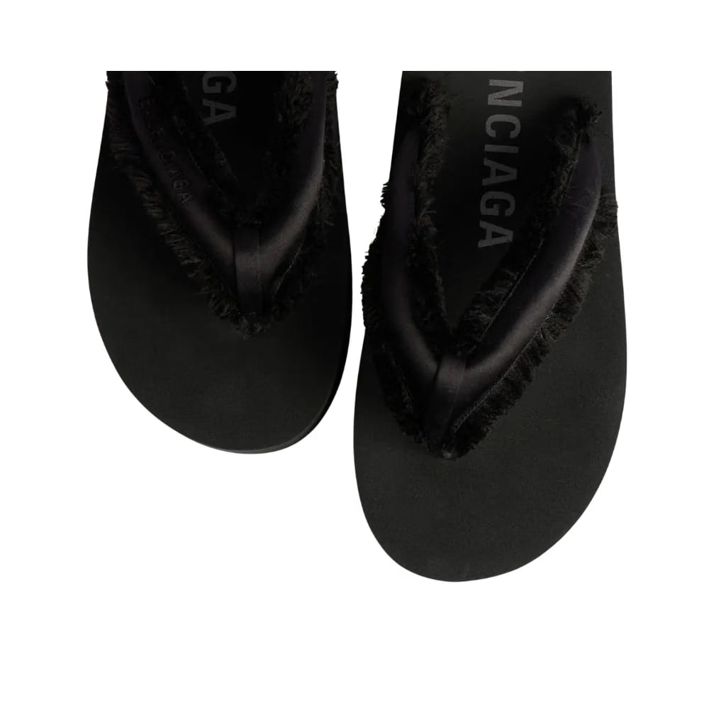 Balenciaga Jet Lag Thong In Black